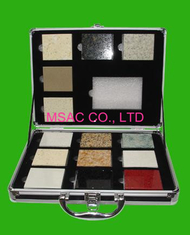 Популярный алюминиевый случай образца коробки дисплея алюминиевый мраморный для пакуя образцов камней